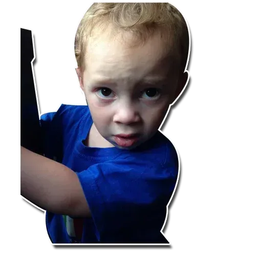Confused kid - Sticker 17