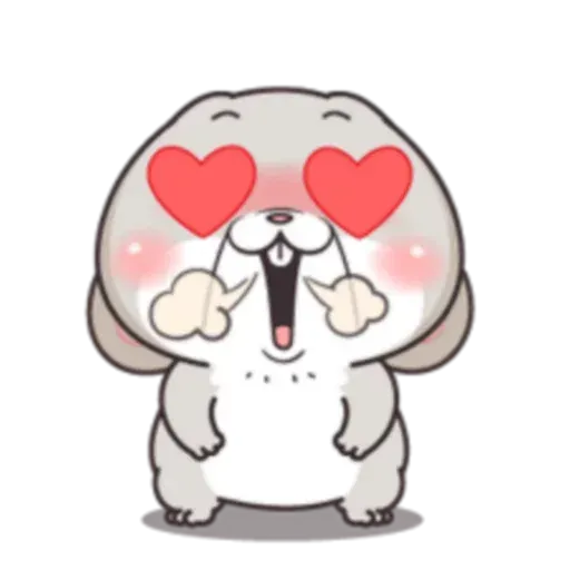 Cute Rabbit 3 - Sticker 17