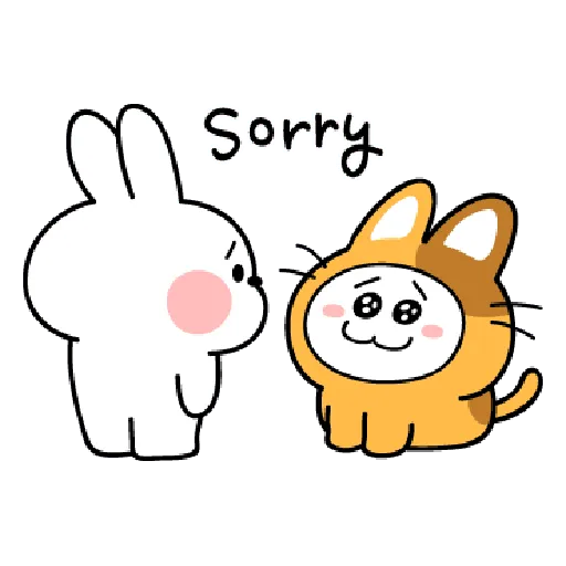 Rabbits Kawaii Costume - Sticker 20