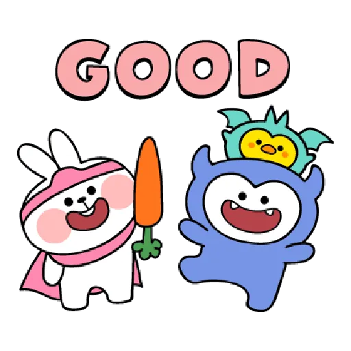 Rabbits Kawaii Costume - Sticker 9