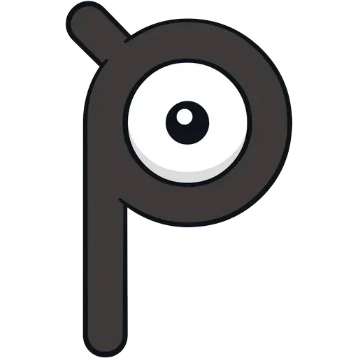 Unown - Sticker 16