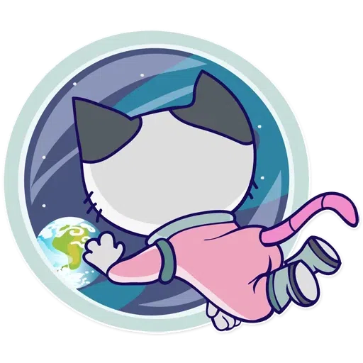 Astro Kitty - Sticker 14
