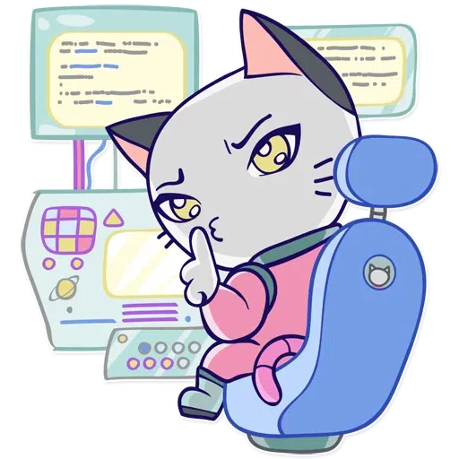 Astro Kitty - Sticker 19