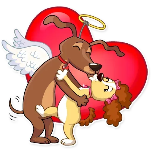 Cupid Dog - Sticker 16
