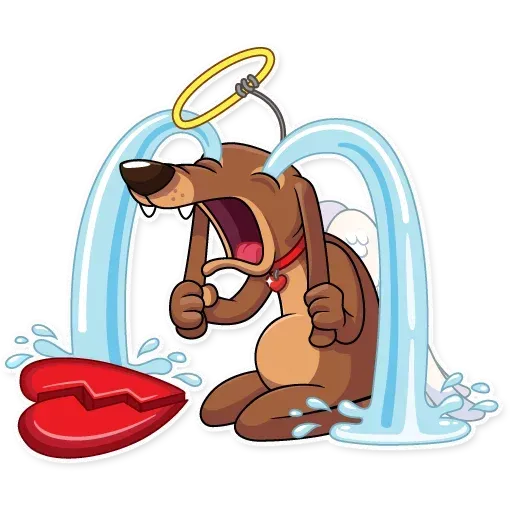 Cupid Dog - Sticker 15