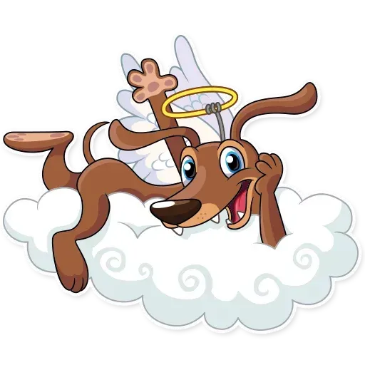 Cupid Dog - Sticker 25