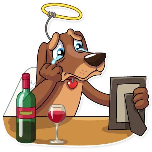 Cupid Dog - Sticker 10