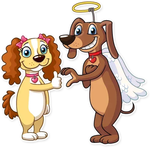 Cupid Dog - Sticker 20