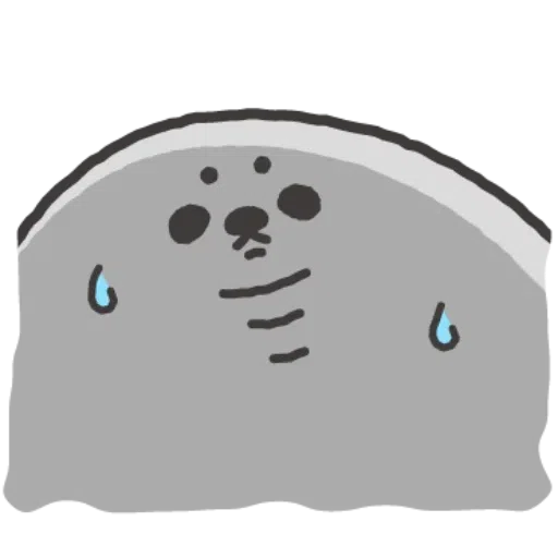 灰-小海豹 - Sticker 20
