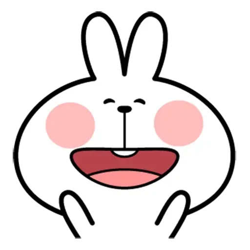 Spoiled rabbit face 2 - Sticker 9