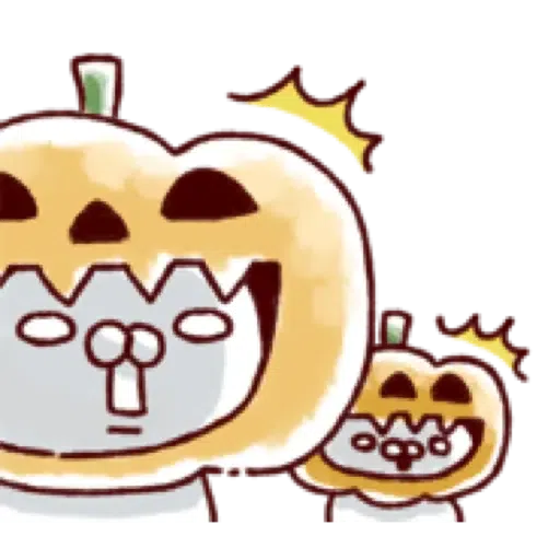 【兔子與貓咪的萬聖節】 (2) - Sticker 16