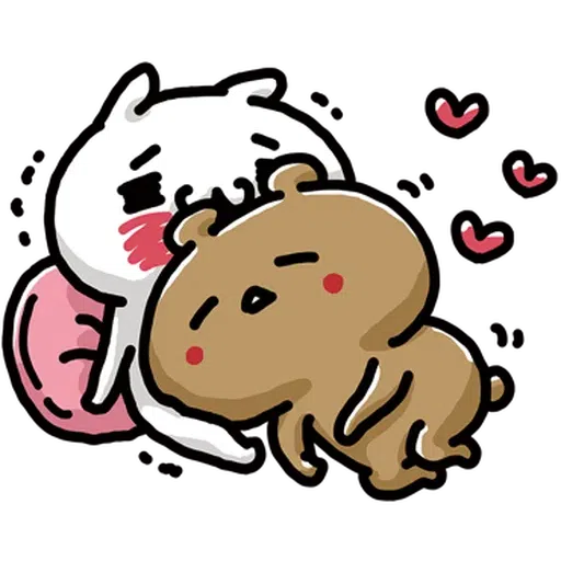 Love mode_Kuma is weak - Sticker 25