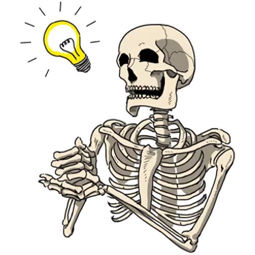 骷髏骨先生 - Sticker 23