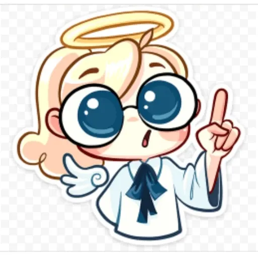 Нимб и Рожки - Sticker 16