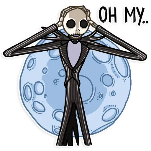 Jack skeleton - Sticker 15