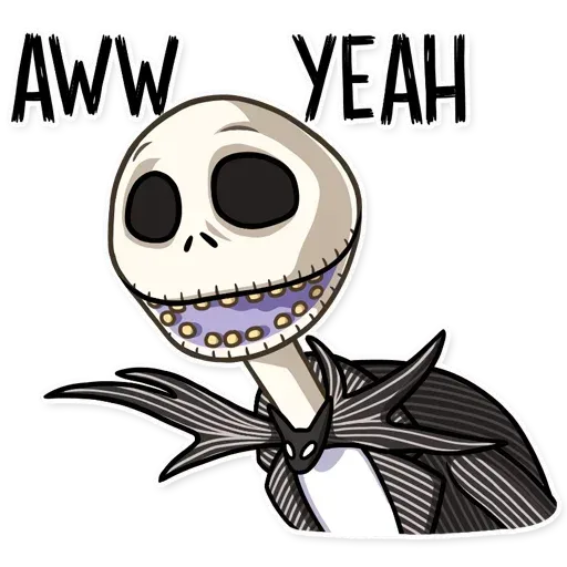 Jack skeleton - Sticker 16