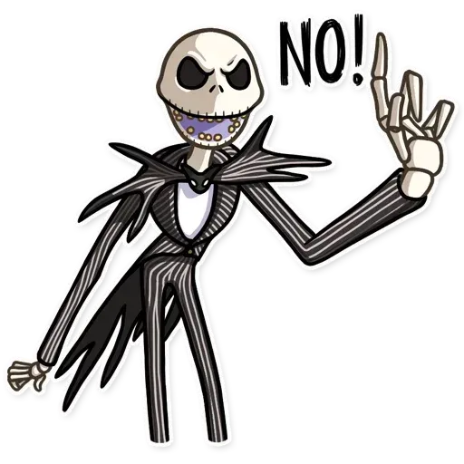 Jack skeleton - Sticker 18