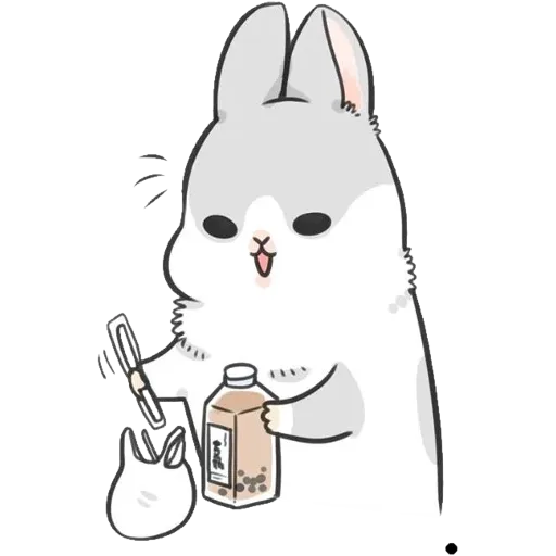 ㄇㄚˊ幾兔12  food - Sticker 28