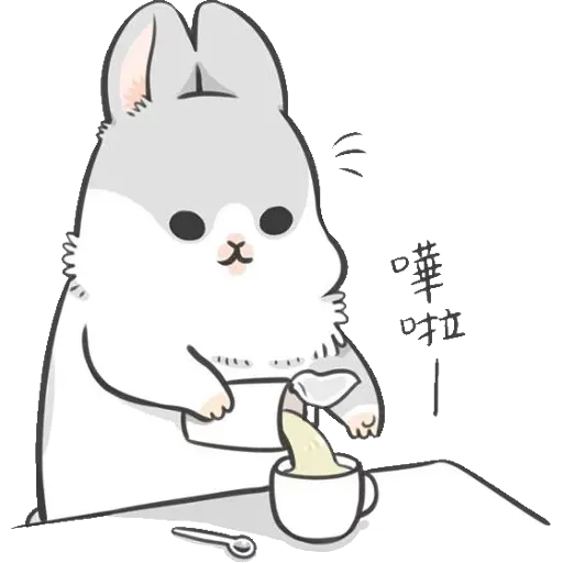 ㄇㄚˊ幾兔12  food - Sticker 21