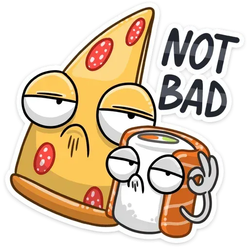 Pizza & Sushi - Sticker 21