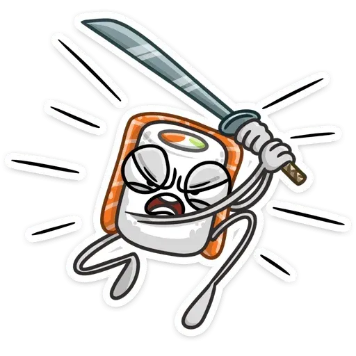 Pizza & Sushi - Sticker 9