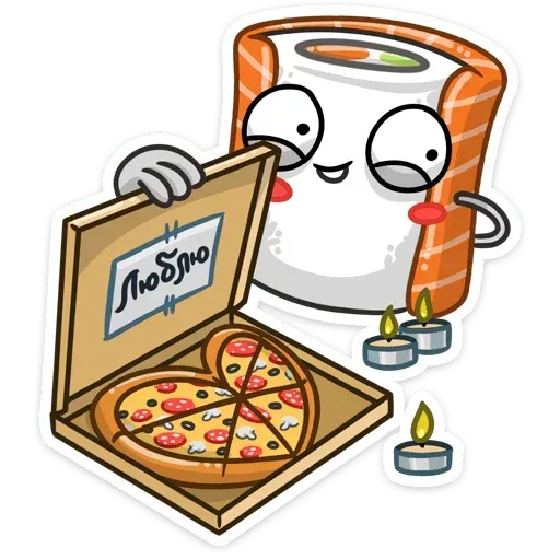 Pizza & Sushi - Sticker 17