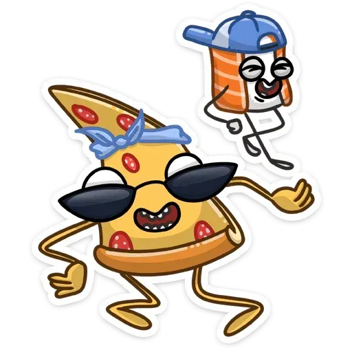 Pizza & Sushi - Sticker 11