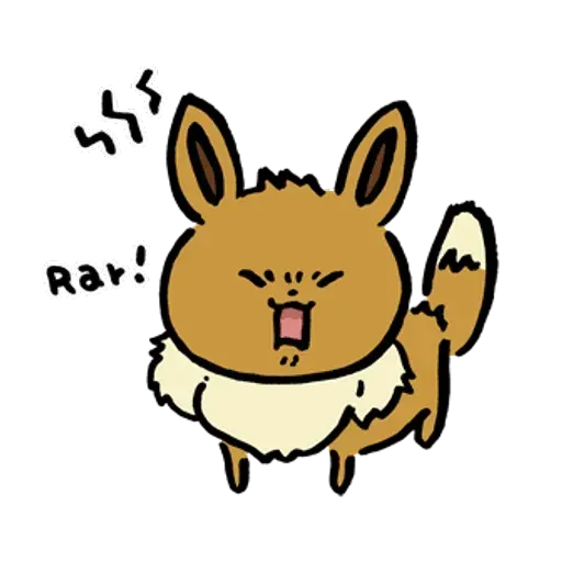 W bear Pokemon - Sticker 14