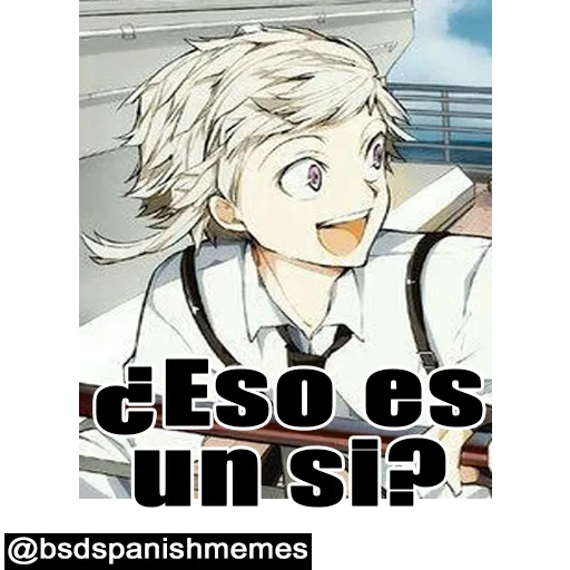 Bungou Stray Dogs Spanish (●´∀｀●)[Parte 1] - Sticker 15