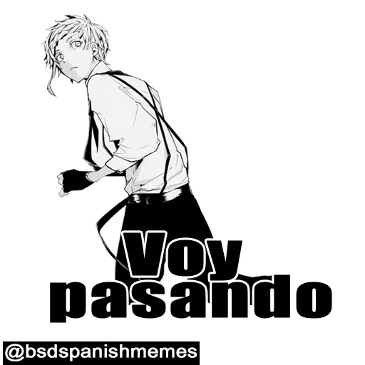 Bungou Stray Dogs Spanish (●´∀｀●)[Parte 1] - Sticker 16