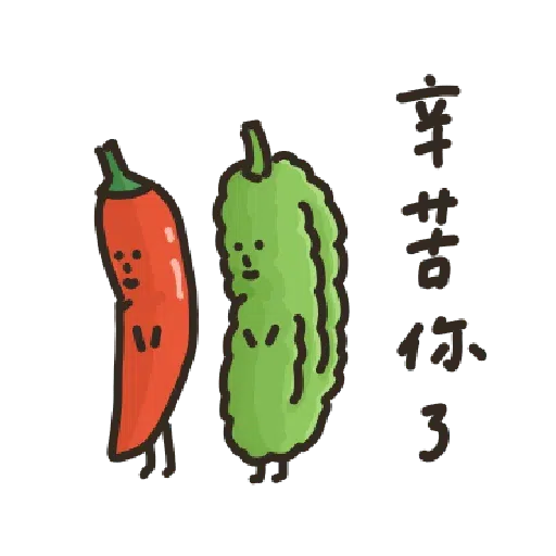 蔬菜水果厭世語錄 - Sticker 11