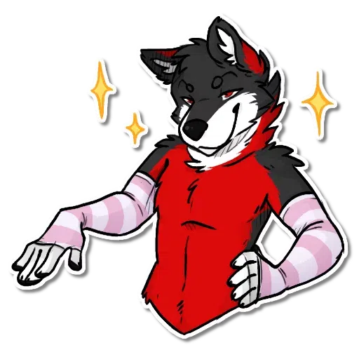 Fire wolf part 1 - Sticker 28