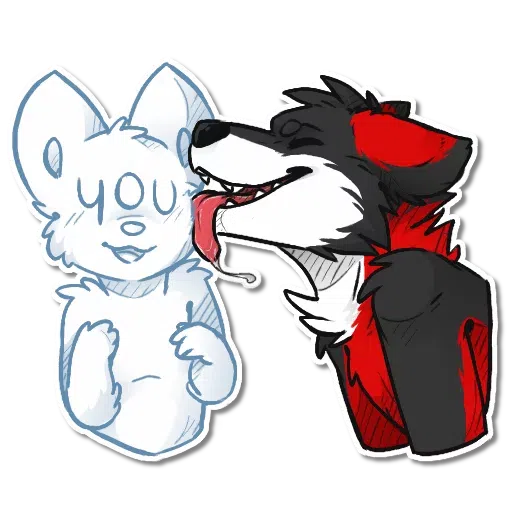 Fire wolf part 1 - Sticker 16