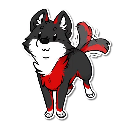 Fire wolf part 1 - Sticker 21