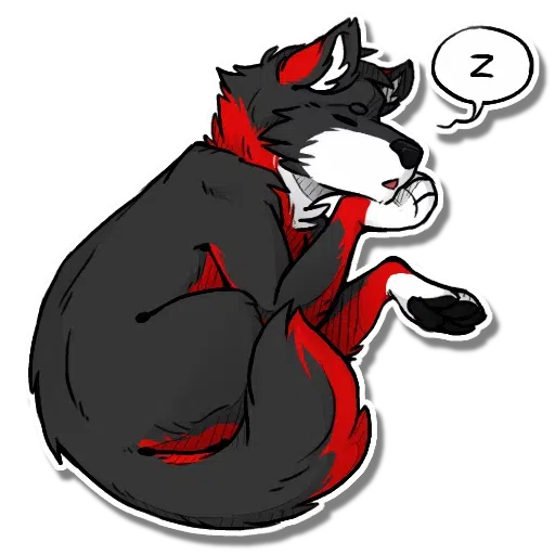 Fire wolf part 1 - Sticker 12