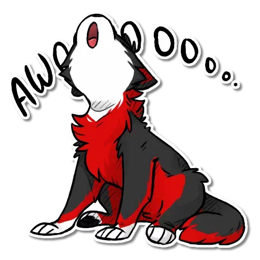 Fire wolf part 1 - Sticker 17