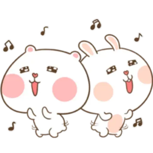 Puffy Rabbit 3 - Sticker 30