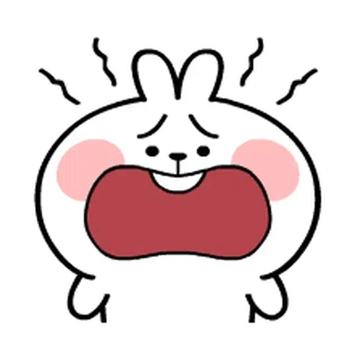 Rabbit Howing - Sticker 20