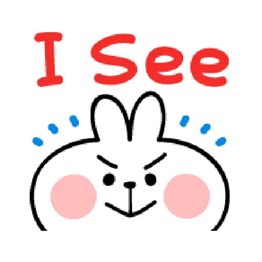 spoiled Rabbit A Word Emoji - Sticker 10