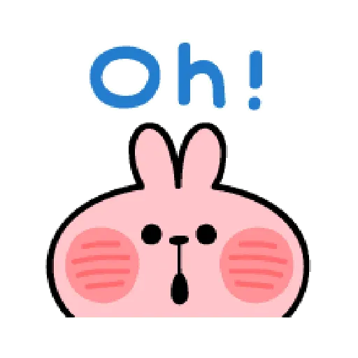 spoiled Rabbit A Word Emoji - Sticker 22