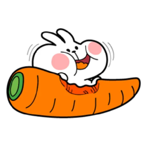 Small Smile person and Spoiled rabbit - Sticker 10