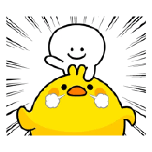 Small Smile person and Spoiled rabbit - Sticker 12