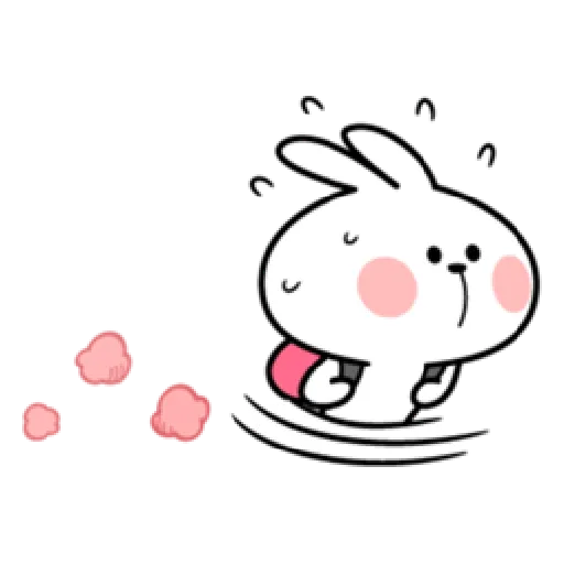 Small Smile person and Spoiled rabbit - Sticker 23
