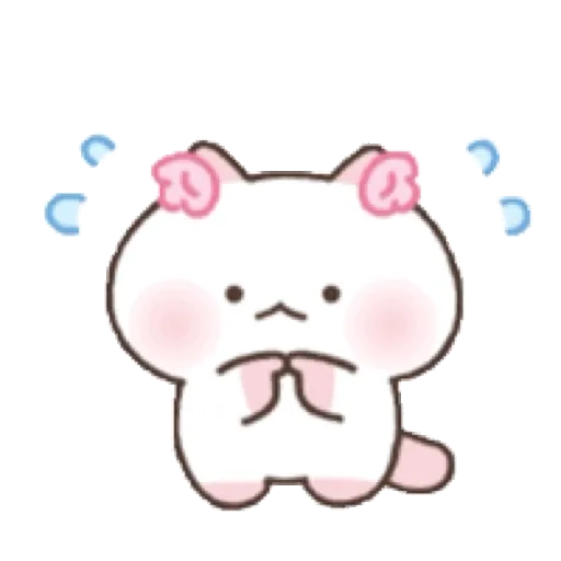 The Flowery Kitten 可愛的櫻花小貓咪 GIF* - Sticker 20