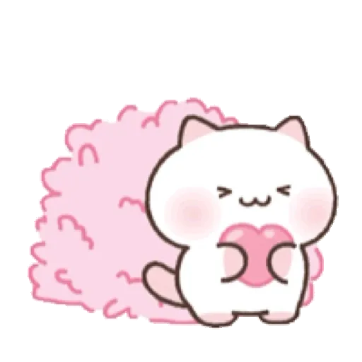 The Flowery Kitten 可愛的櫻花小貓咪 GIF* - Sticker 19