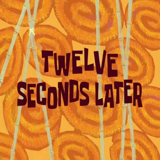 Spongebob Time Cards - Sticker 28