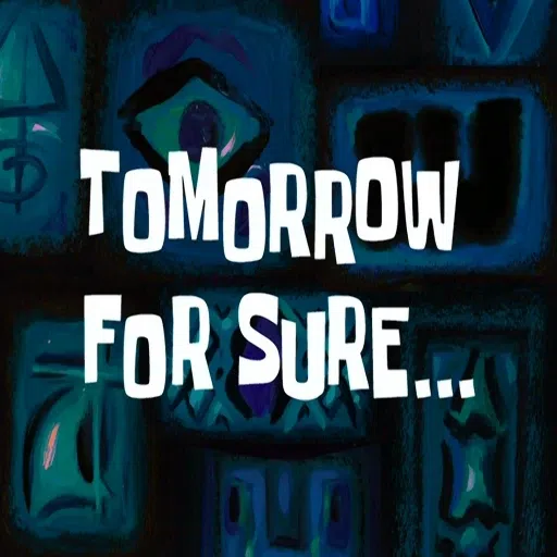 Spongebob Time Cards - Sticker 25