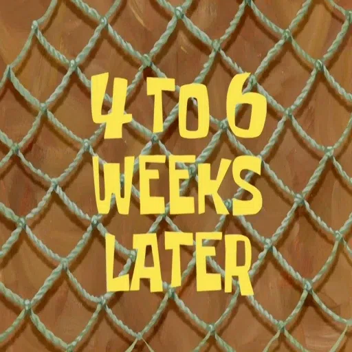 Spongebob Time Cards - Sticker 16