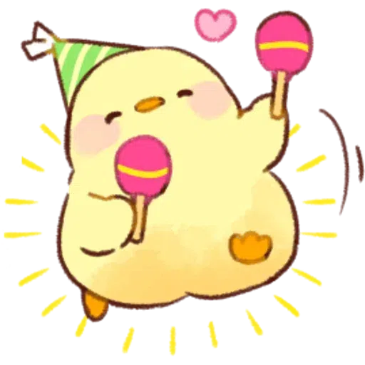 Soft and Cute Chick 0202 - Sticker 27