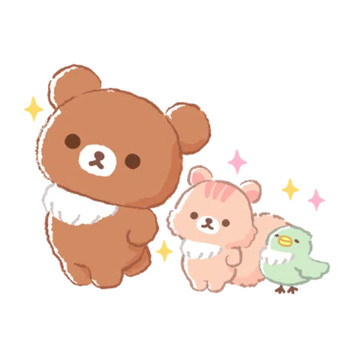 Rilakkuma: Friends of Chairoikoguma - Sticker 11